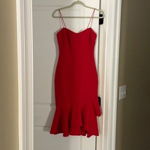 Likely Red Midi Dress